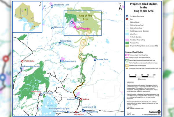 Ontario, Aroland First Nation break ground on Ring of Fire road upgrades Ontario, Aroland First Nation break ground on Ring of Fire road upgrades
