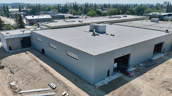 The space comprises a 40,000-square-foot training facility.