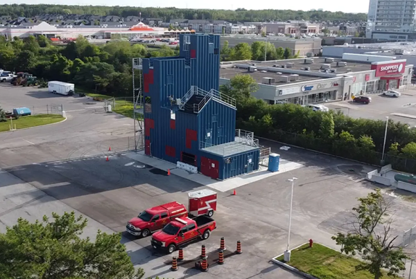 Training tower nears completion for Whitby Fire and Emergency Services