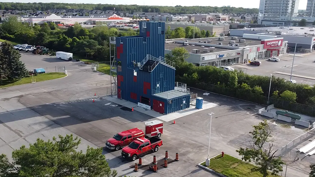 Training tower nears completion for Whitby Fire and Emergency Services