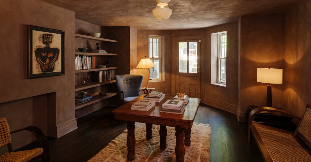 A Serene Library in a Clinton Hill Townhouse