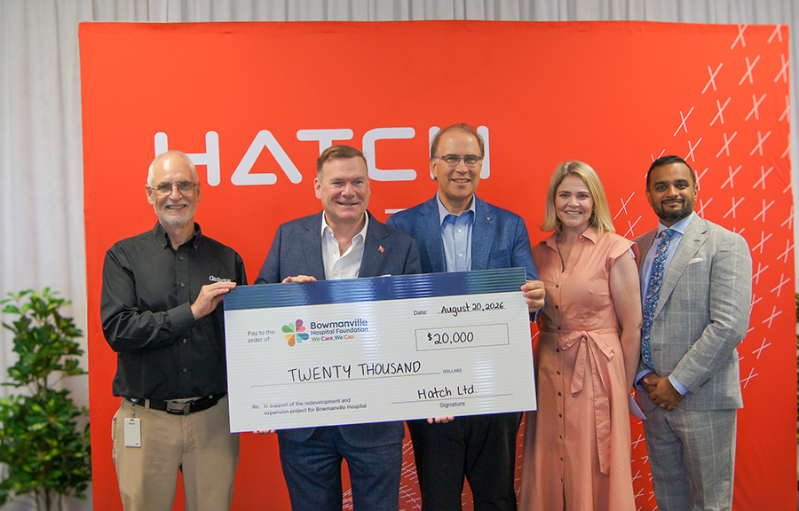 Hatch expands Bowmanville presence, donates ,000 to local hospital foundation Hatch expands Bowmanville presence, donates ,000 to local hospital foundation